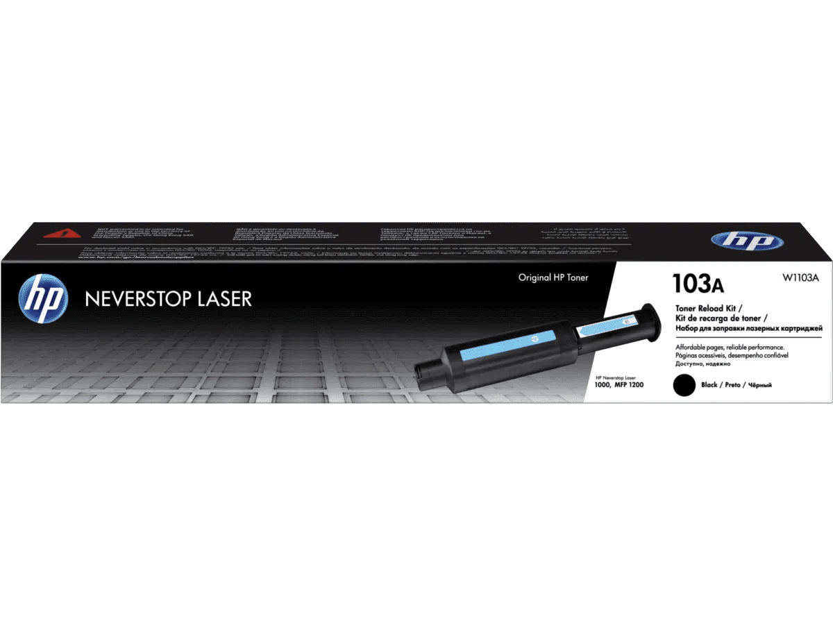 Hp Tóner Hp Kit De Recarga Hp103A Negro Neverstop Rendimiento 2500 Páginas - SMART BUSINESS