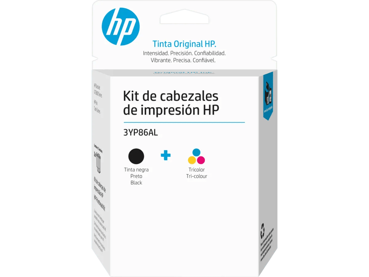 Kit De Cabezales De Impreisión Hp Negro + Color - SMART BUSINESS