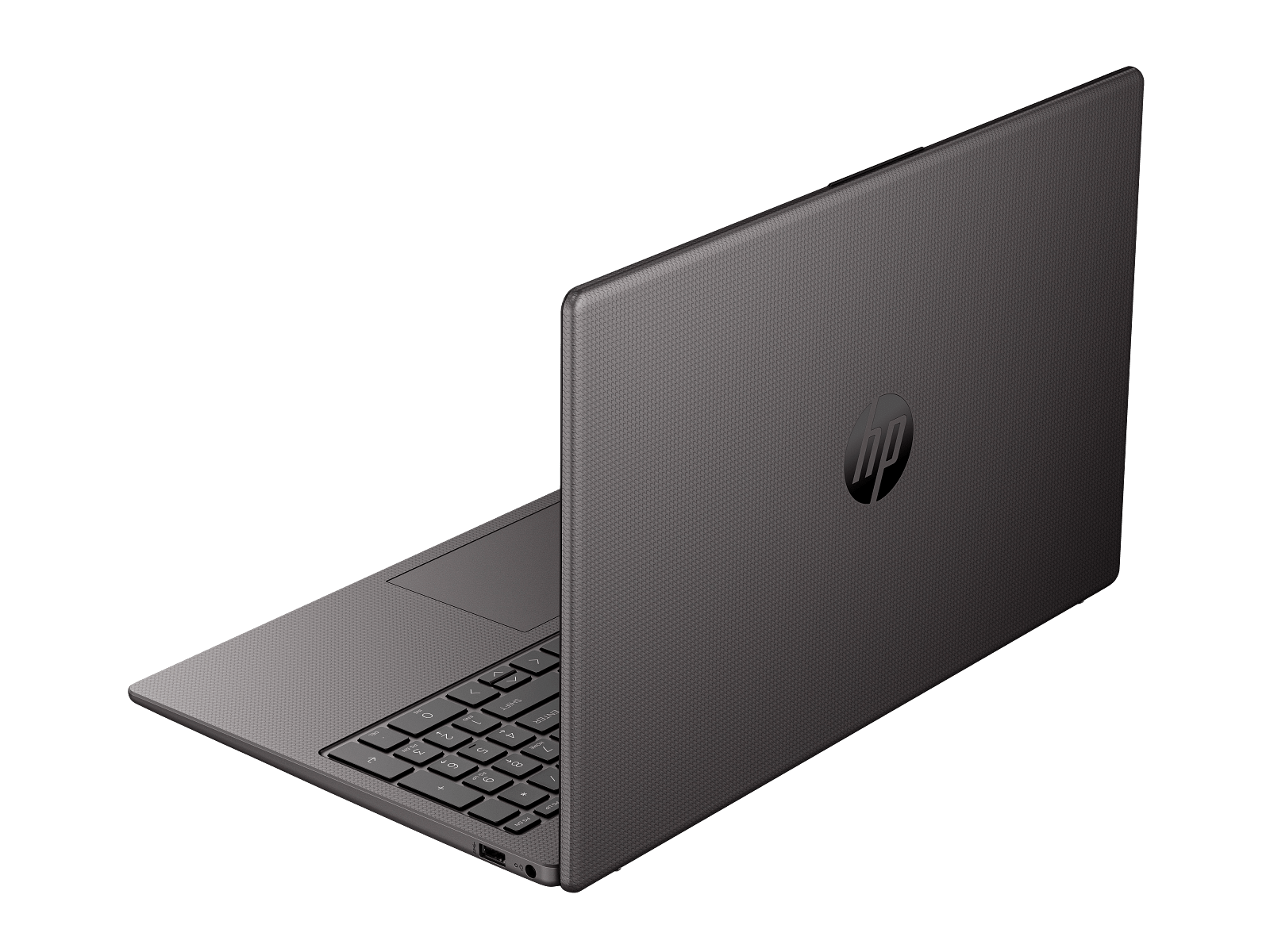 Notebook HP 250R G10 DB9V5AT#ABM vista posterior izquierda
