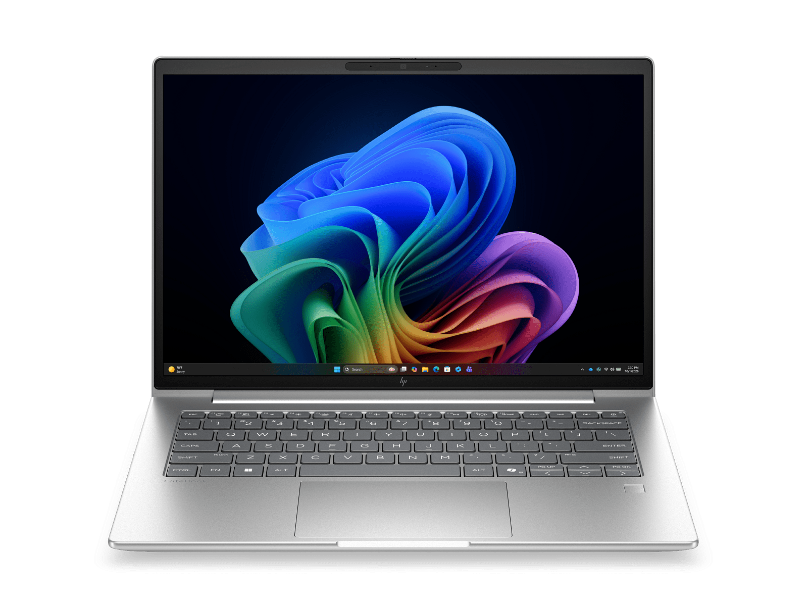 HP EliteBook 6 G2i 14 DJ2X6AT, vista frontal abierta