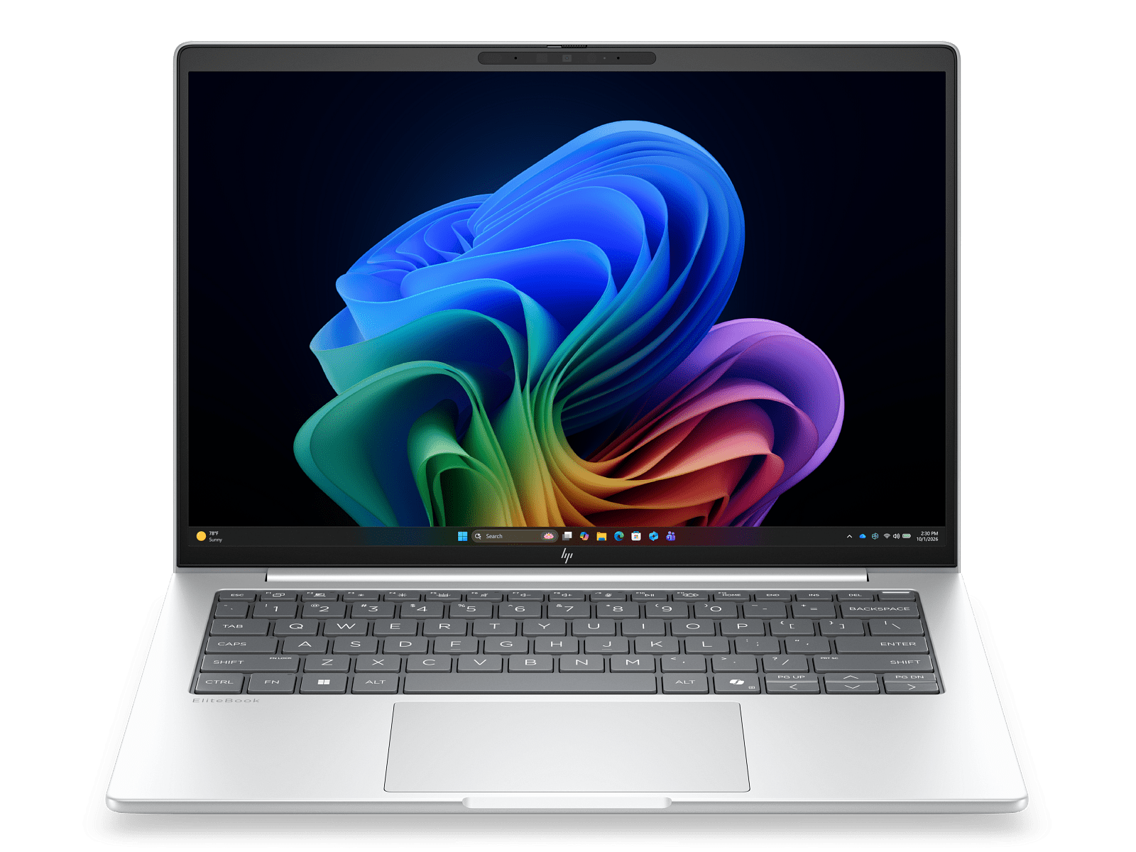 HP EliteBook 8 G2i DJ1L0AT#ABM vista frontal abierta
