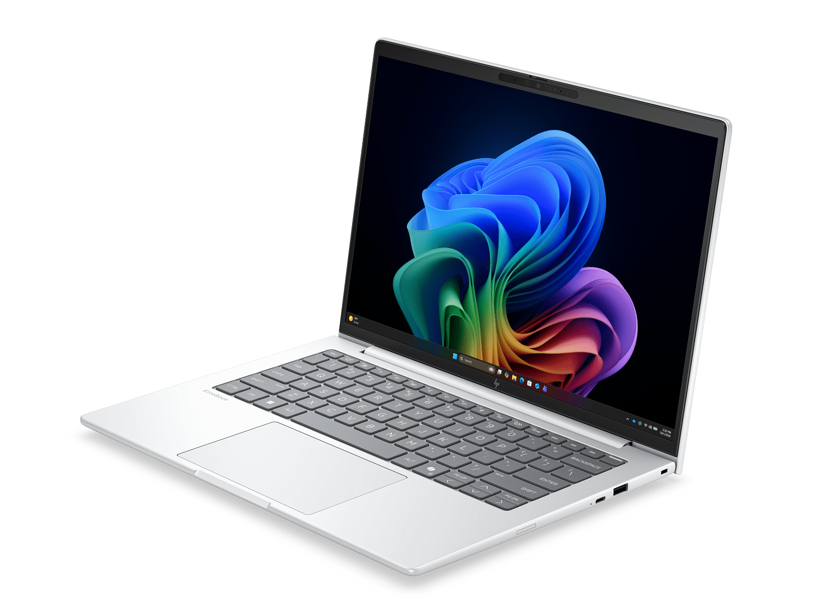 HP EliteBook 8 G2i DJ1L0AT#ABM perspectiva frontal derecha