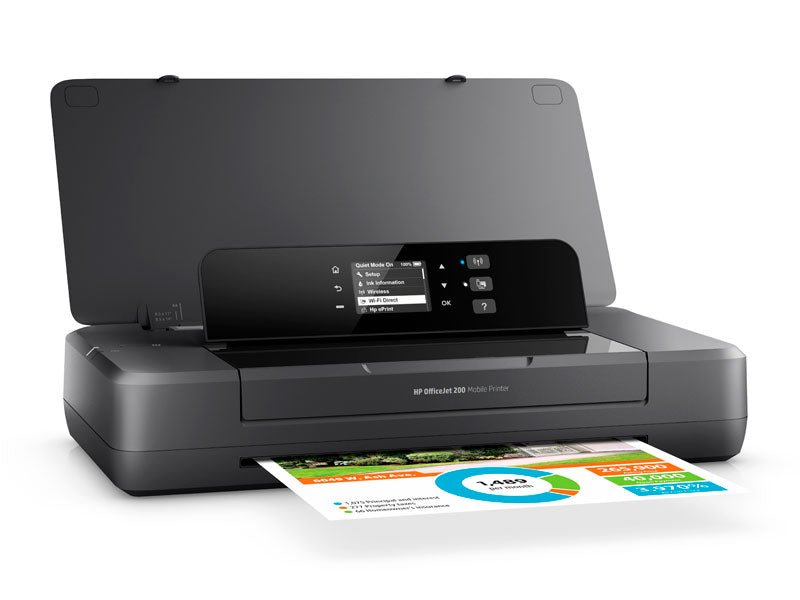 HP OfficeJet 200 Mobile – Impresora portátil color, 20 ppm monocromo, Wi‑Fi Direct, batería opcional, ideal para impresión en movimiento CZ993A - SMART BUSINESS
