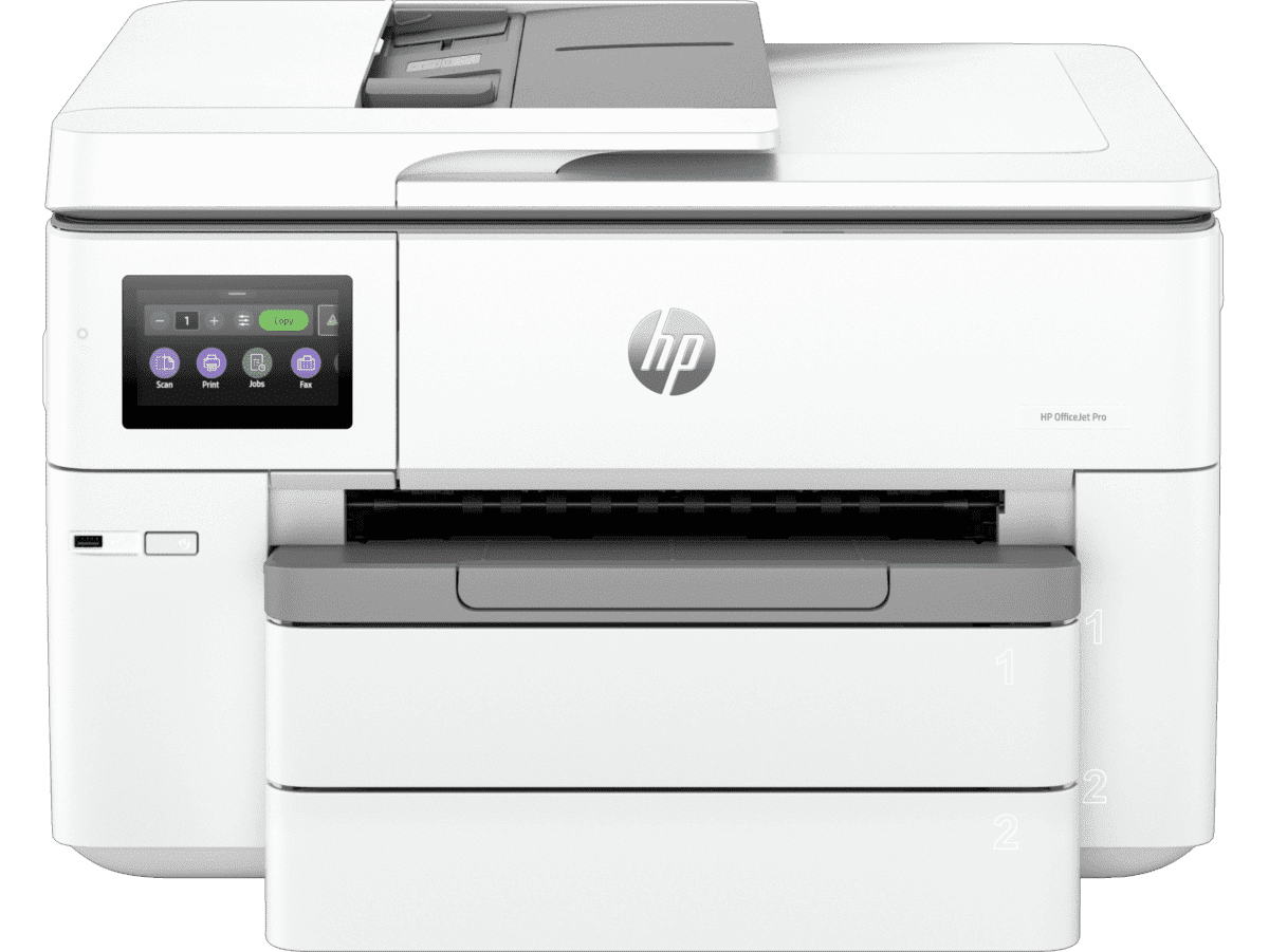 HP OFFICEJET PRO 9730 537P5C – IMPRESORA MULTIFUNCIONAL A COLOR CON IMPRESIÓN, COPIA, ESCANEO Y FAX, WI - FI, DÚPLEX AUTOMÁTICO Y PANTALLA TÁCTIL PARA OFICINA 537P5C - SMART BUSINESS