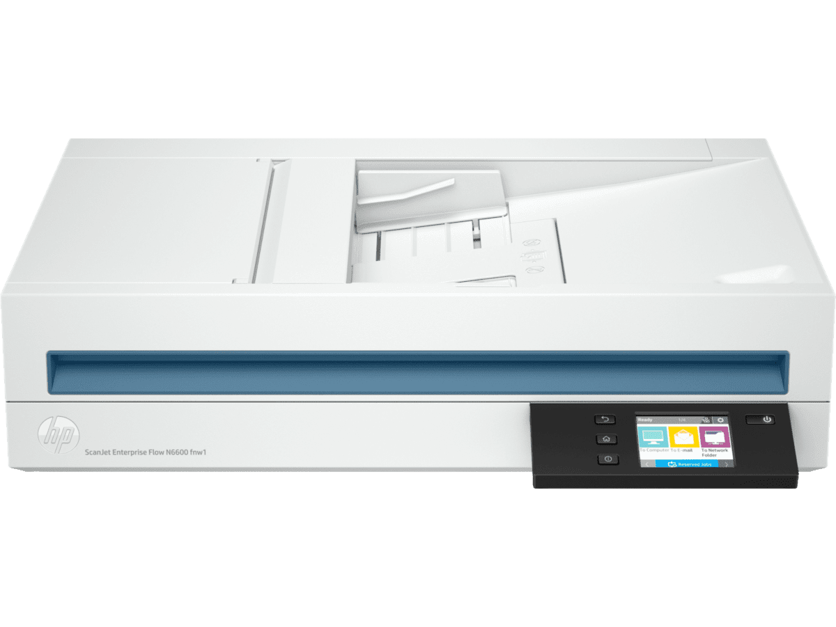 HP SCANJET ENTERPRISE FLOW N6600 FNW1 20G08A – ESCÁNER PROFESIONAL DE ALTA VELOCIDAD CON DÚPLEX AUTOMÁTICO, CONECTIVIDAD WI - FI, ETHERNET Y ALIMENTADOR DE 100 HOJAS 20G08A - SMART BUSINESS