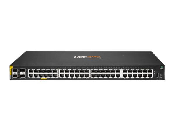 SWITCH ARUBA GIGABIT ETHERNET CX 6000, 48 PUERTOS 10/100/1000MBPS + 4 PUERTOS SFP, 104 GBIT/S, 8192 ENTRADAS - ADMINISTRABLE de Hp | first_variant_option_1 — Envío inmediato