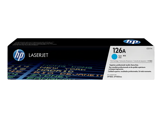 Tóner HP 126A CE311A Cian Original LaserJet