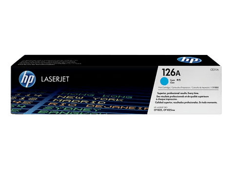 Tóner HP 126A CE311A Cian Original LaserJet