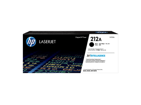 Tóner original HP 212A W2120A negro vista oficial del empaque