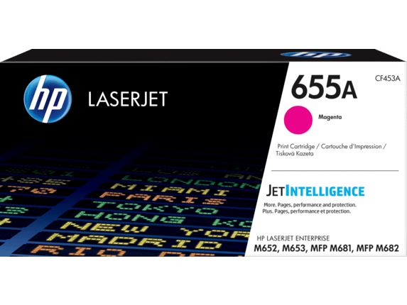 Tóner HP 655A CF453A Magenta Original LaserJet