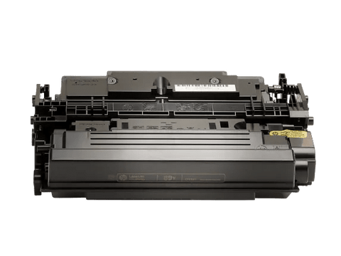 Tóner original HP 89Y CF289Y negro vista oficial del cartucho