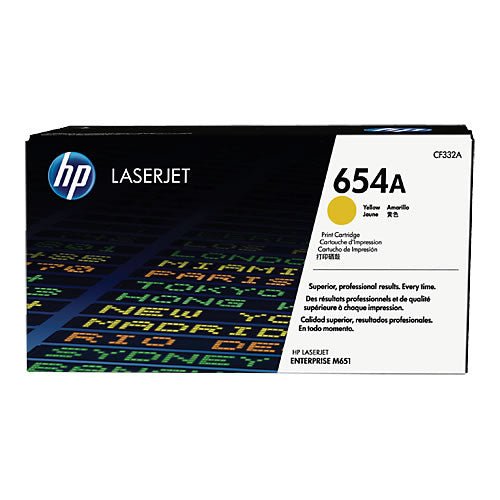 TONER HP CF332A (654A) ENT M651 YELLOW 15.0K PG - SMART BUSINESS