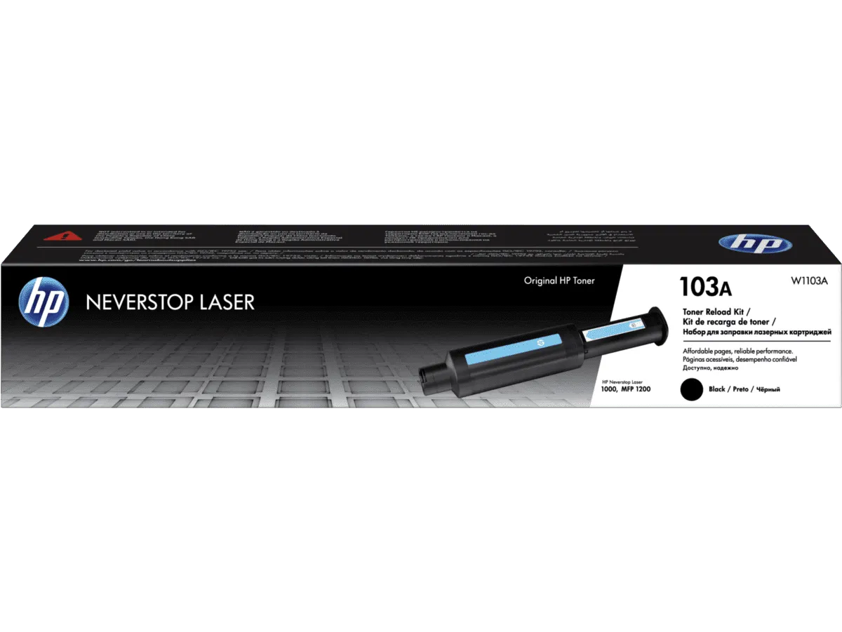 Hp Tóner Hp Kit De Recarga Hp103A Negro Neverstop Rendimiento 2500 Páginas - SMART BUSINESS