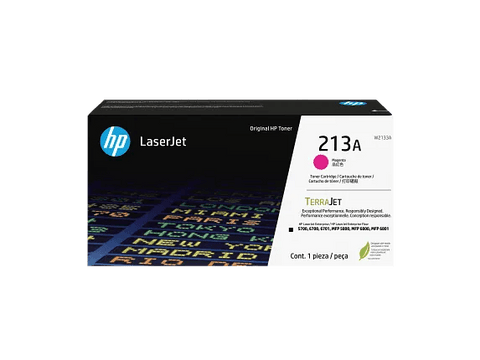 HP 213A W2133A tóner original magenta, vista frontal