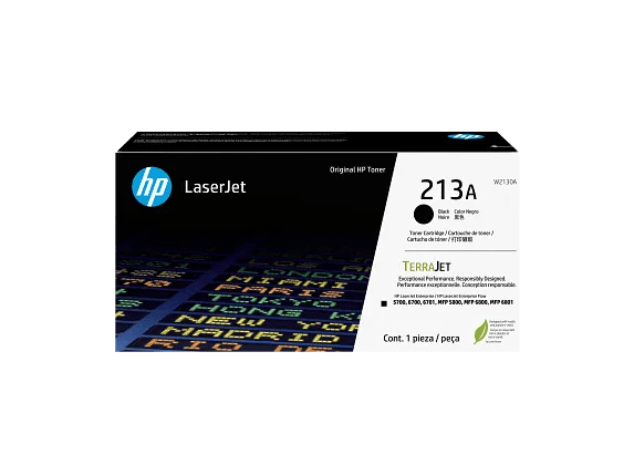 HP 213A W2130A tóner original negro, vista frontal
