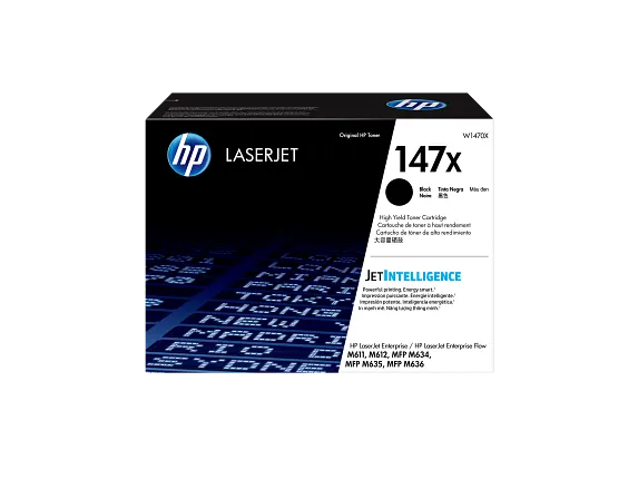 HP 147X W1470X tóner negro de alto rendimiento 25200 páginas