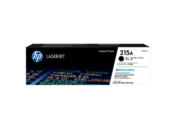 HP 215A W2310A tóner original negro, vista frontal