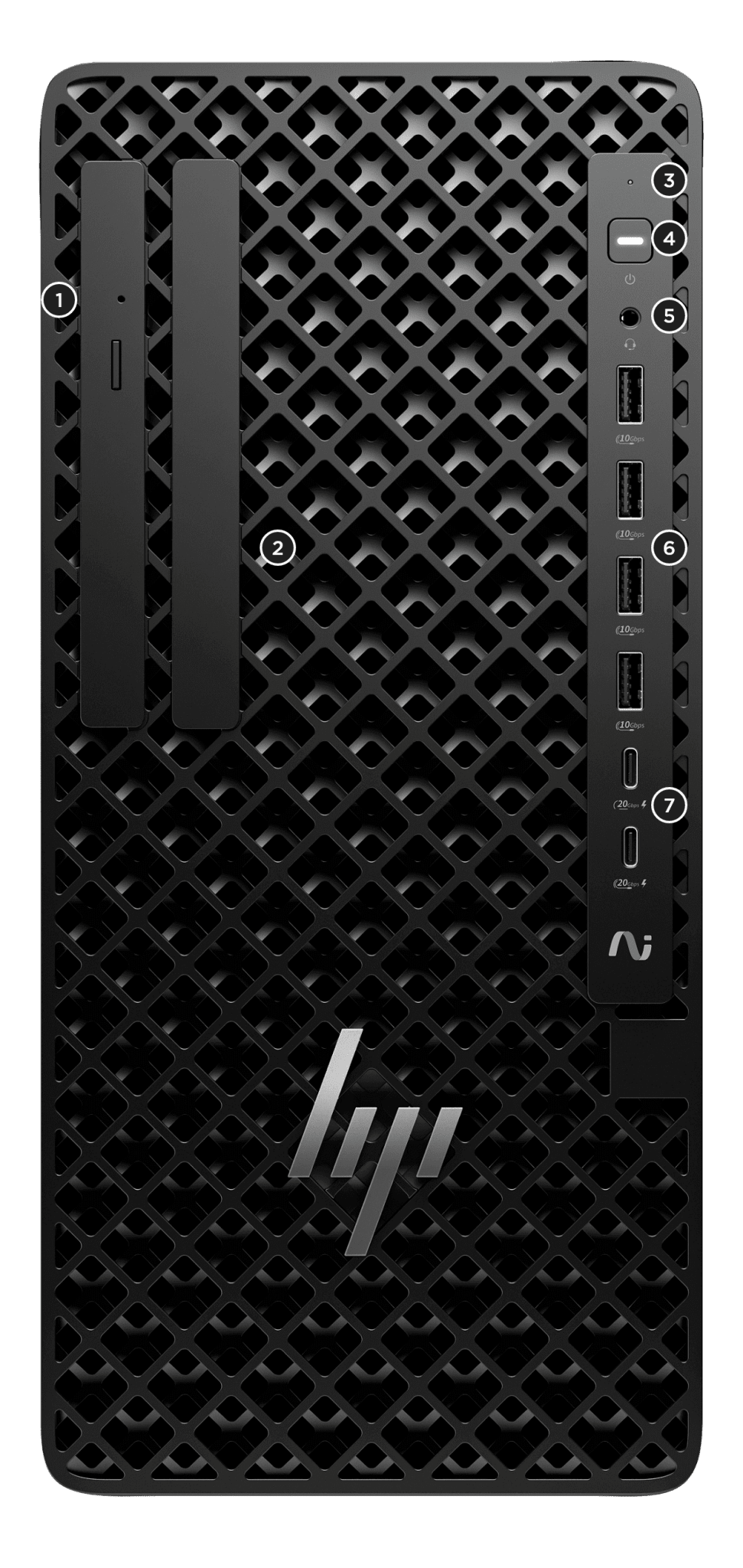 HP Z1 Tower G1i workstation vista frontal oficial