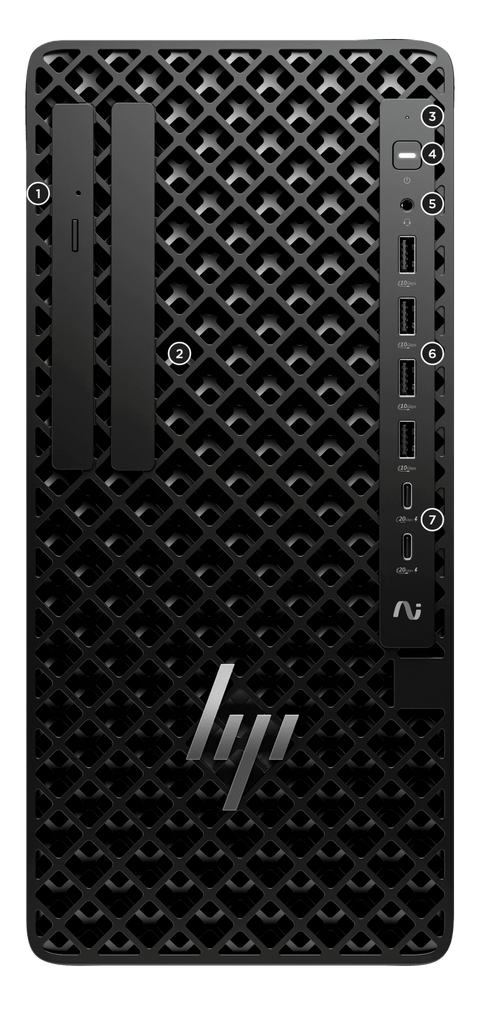 HP Z1 Tower G1i workstation vista frontal oficial
