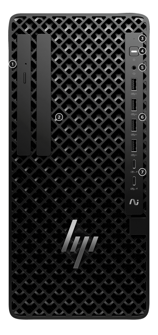 HP Z1 Tower G1i workstation vista frontal oficial