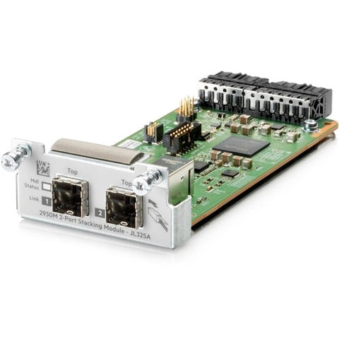 HPE ARUBA - MÓDULO DE APILAMIENTO DE RED 2 - PARA HPE ARUBA 2930M 24 SMART RATE POE+ 1 - SLOT JL325A - SMART BUSINESS