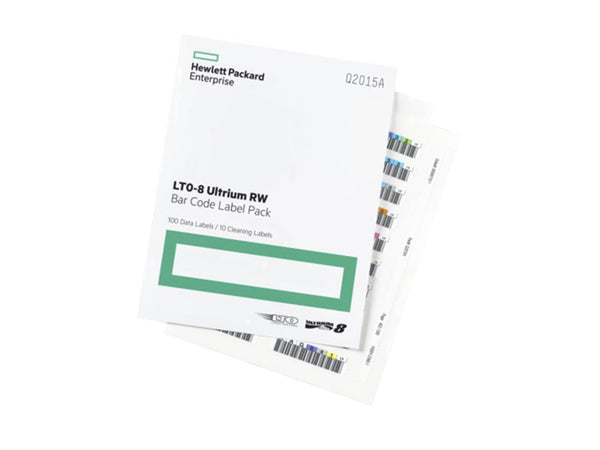 Hpe Etiquetas Adhesivas Para Lto - 7 Ultrium Rw, 100 Piezas de Hpe | first_variant_option_1 — Envío inmediato