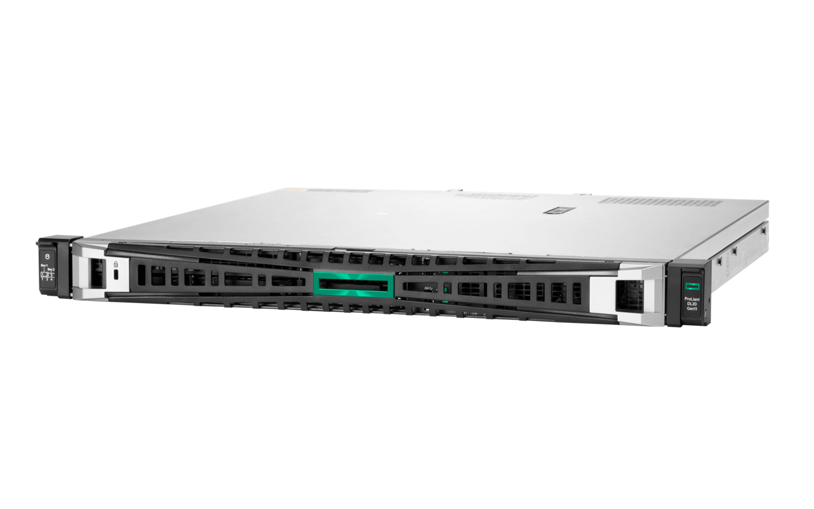Servidor HPE ProLiant DL20 Gen11 P86721-DM5 - perspectiva frontal