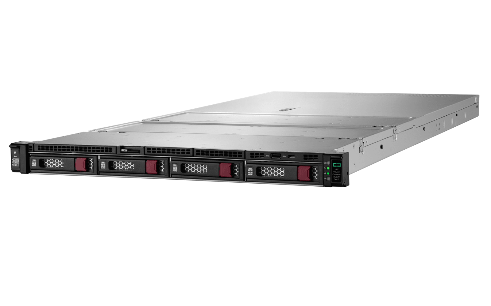 Servidor HPE ProLiant DL320 Gen12 P89960-DM5 - perspectiva frontal