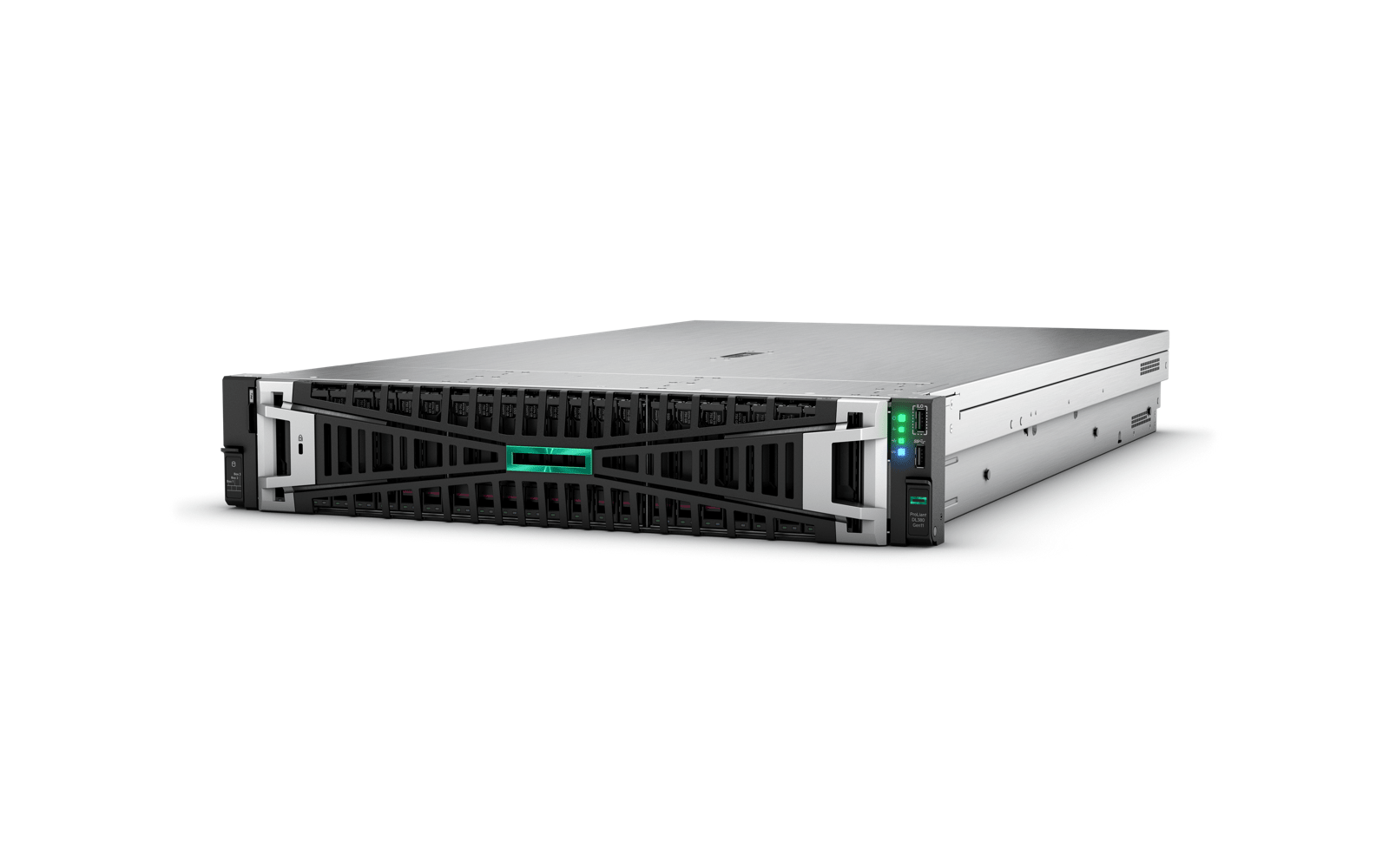 Servidor HPE ProLiant DL380 Gen11 P75345-DM5 - perspectiva frontal