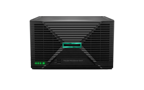 Servidor HPE ProLiant MicroServer Gen11 P86708-DM5 - vista frontal
