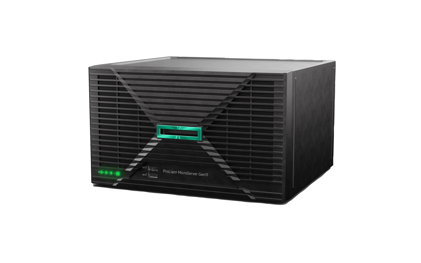 Servidor HPE ProLiant MicroServer Gen11 P86708-DM5 - perspectiva frontal