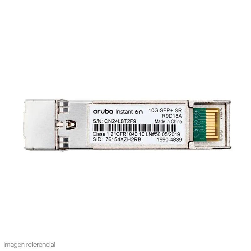 Transceptor Hpe Aruba Instant On R9D18A, 10G Sfp+ Lc Sr 300 M Om3 Mmf - SMART BUSINESS