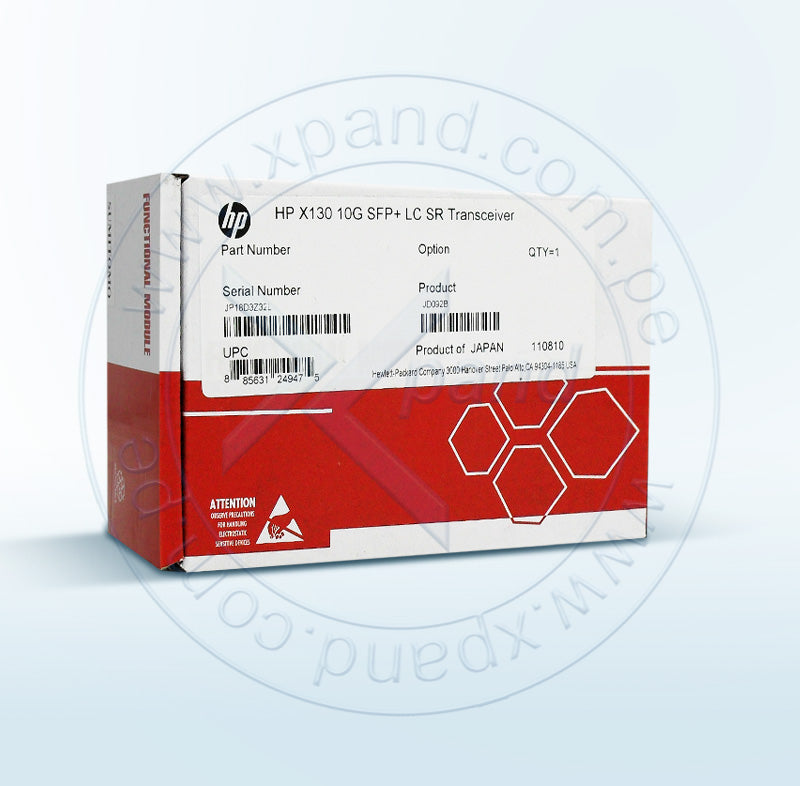 HPE TRANSCEPTOR X130 10G SFP+ LC SR, 10000 MBIT/S - SMART BUSINESS
