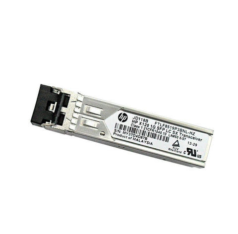HPE X120 - MÓDULO DE TRANSCEPTOR SFP (MINI - GBIC) - 1GBE - 1000BASE - SX - LC JD118B - SMART BUSINESS