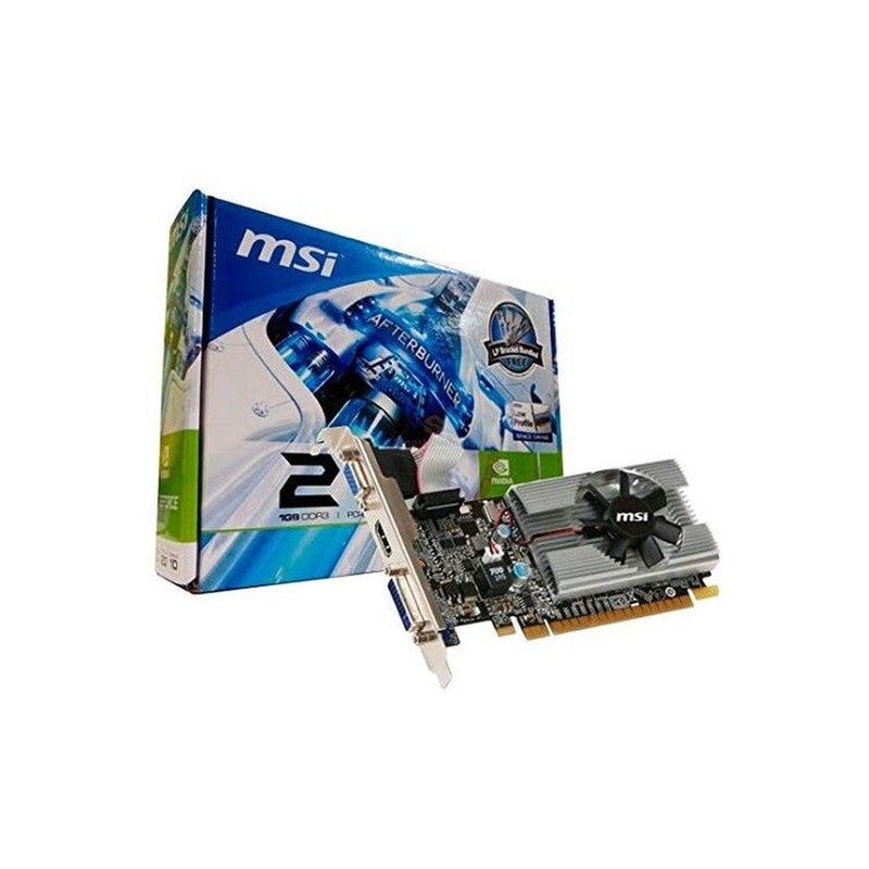 TARJETA DE VIDEO MSI NVIDIA GEFORCE 210, 1GB DDR3 64-BIT, HDMI/DVI/VGA, PCI-E 2.0 X16.