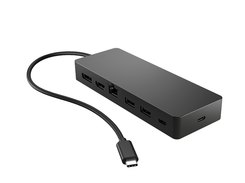 HUB MULTI - PUERTO USB - C UNIVERSAL HP – CARGA HASTA 65 W, HDMI 2.0 + DISPLAYPORT 1.2, ETHERNET RJ - 45 Y 4K@60HZ PARA PORTÁTIL 50H55UT - SMART BUSINESS