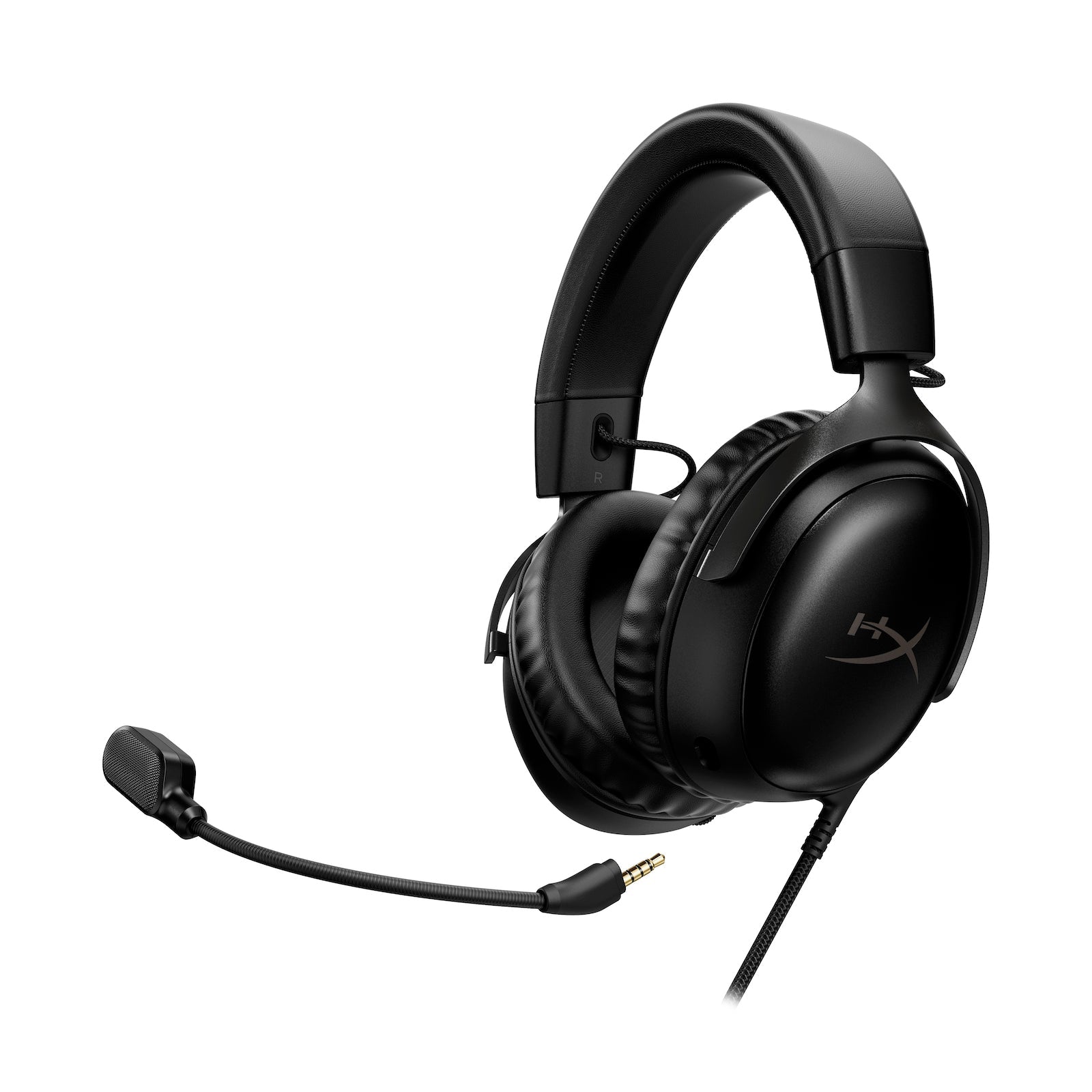 HyperX Cloud III 727A8AA audífono gaming negro vista posterior