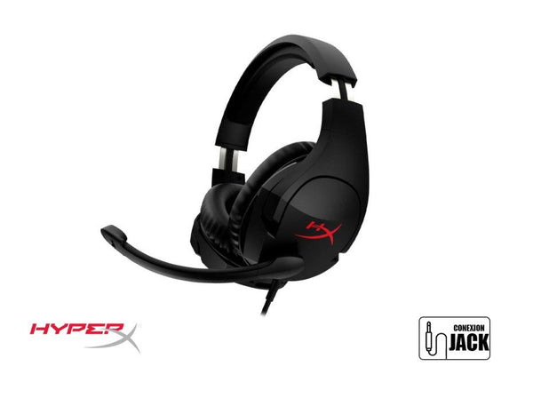HYPERX CLOUD STINGER – HEADSET GAMING CON DRIVERS 50 MM, GIRATORIO 90°, MICRÓFONO GIRATORIO MUTE Y MEMORIA FOAM, ULTRA - LIGERO (275 G) 4P5L7AAABL - SMART BUSINESS
