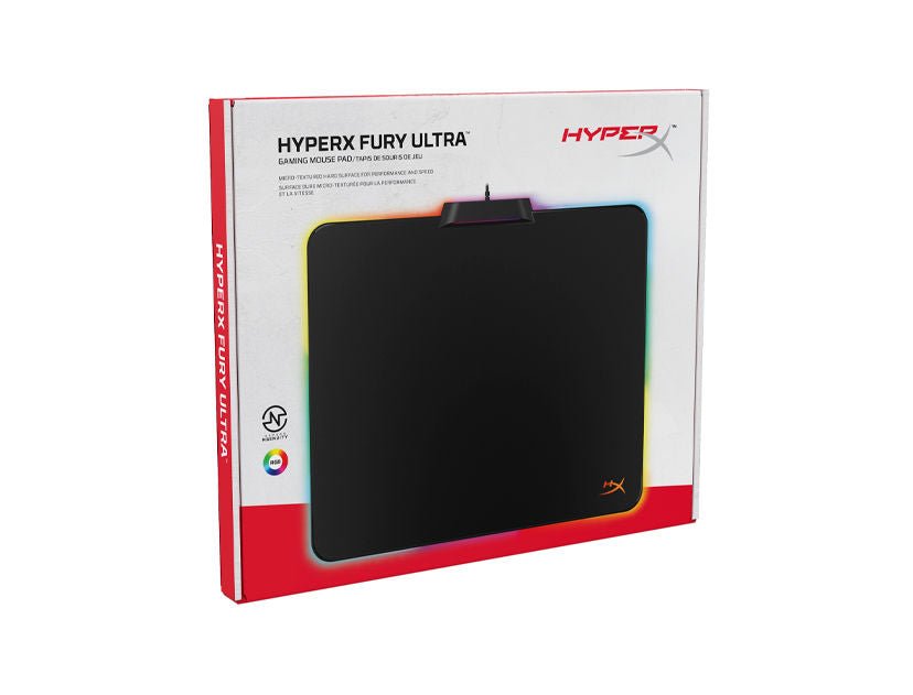 Pad Mouse Hyperx Fury Ultra Gaming, Base De Goma Antideslizante, Superficie Rígida Microtexturizada, Iluminacion Rgb (Hx - Mpfu - M) de Hyperx | first_variant_option_1 — Envío inmediato
