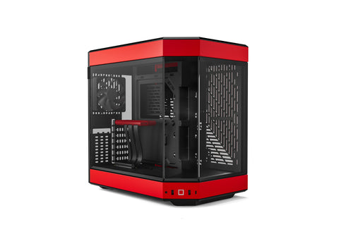 Gabinete HYTE Y60 Black Cherry Mid Tower ATX - Vidrio Panorámico - Riser PCIe 4.0 - GPU 375mm - CS-HYTE-Y60-BR vista principal