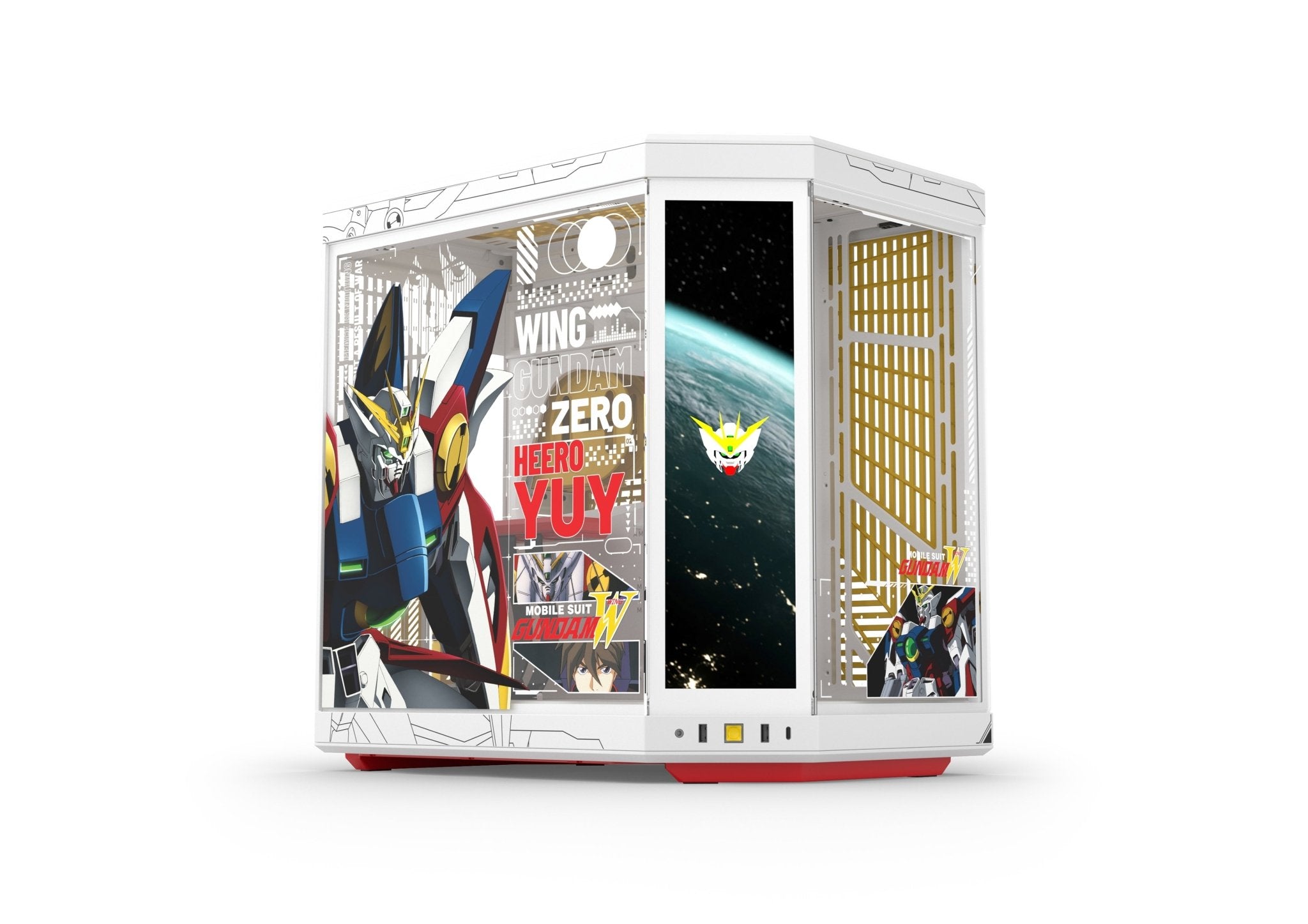 Gabinete HYTE Gundam Wing Y70 Touch Infinite Mid Tower ATX - Pantalla IPS 14.9" 2.5K - CS-HYTE-Y70TTI-GWING vista principal