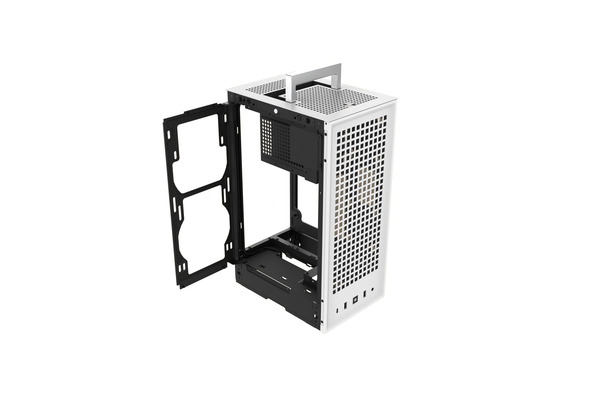 HYTE Revolt 3 gabinete CS-HYTE-REVOLT3-W vista de paneles y estructura