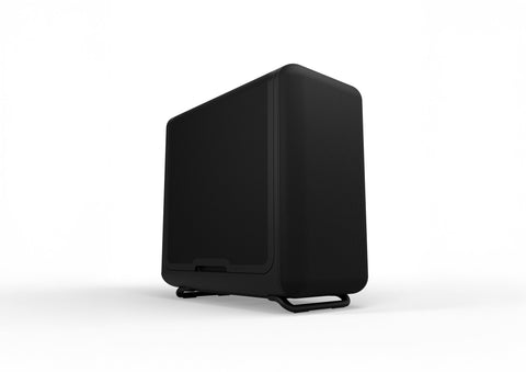 Gabinete HYTE X50 Air Pitch Black Mid Tower ATX - Paneles de Micromalla - Soporte E-ATX y GPU 430mm - CS-HYTE-X50A-BB vista principal