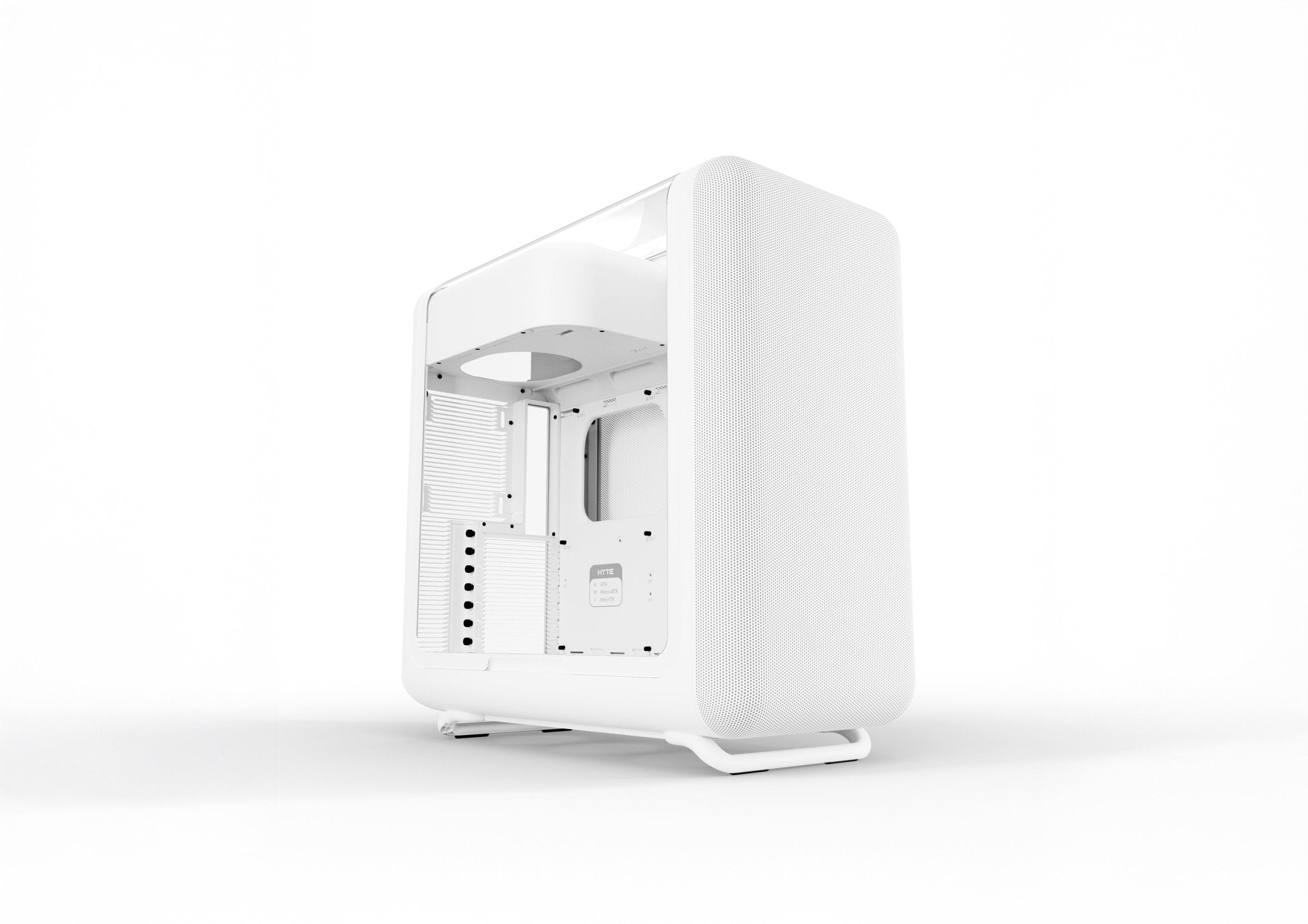 Gabinete HYTE X50 Snow White Mid Tower ATX - Vidrio Acústico 4mm - Soporte E-ATX y GPU 430mm - CS-HYTE-X50G-WW vista principal