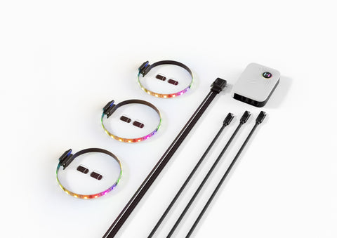 HYTE LS10 qRGB 3-Pack con NP50 ACC-HYTE-LS10-B-3NP vista principal