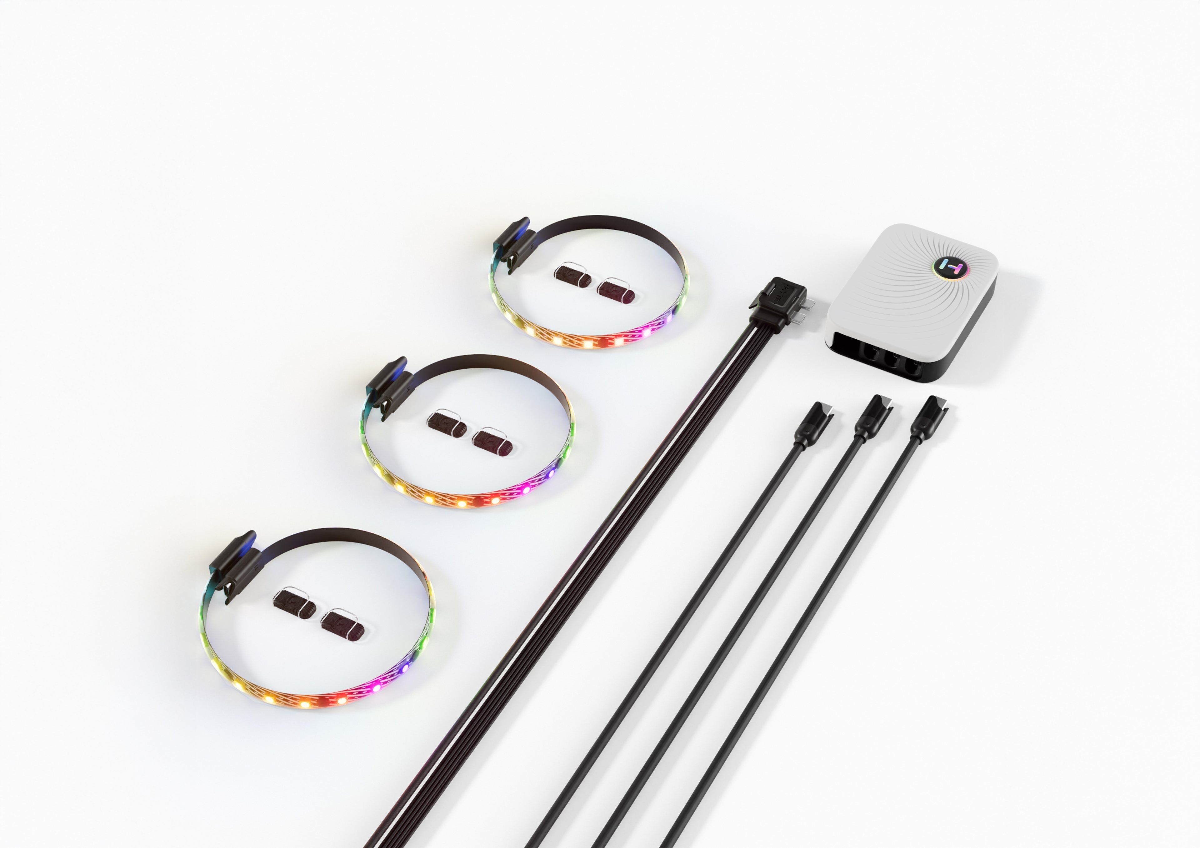 HYTE LS10 qRGB 3-Pack con NP50 ACC-HYTE-LS10-B-3NP vista principal