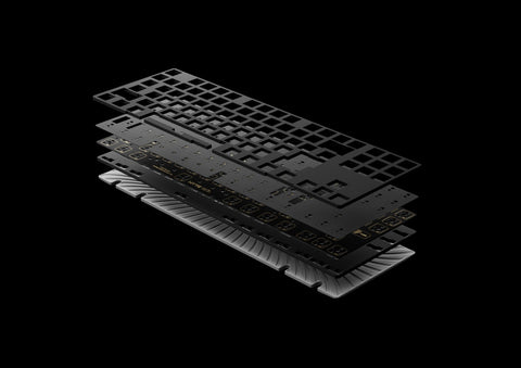 Teclado Mecánico HYTE KEEB TKL qRGB - 93 Teclas - Switches Fluffy Lavender Lineales - Hot-Swap - USB-C vista principal