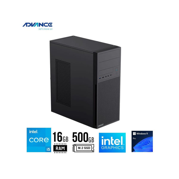 Advance PC VO1590 - Core i5 14ª Gen, 16GB RAM, 500GB SSD, alto rendimiento y velocidad increíble - VO1590 CI5 14400