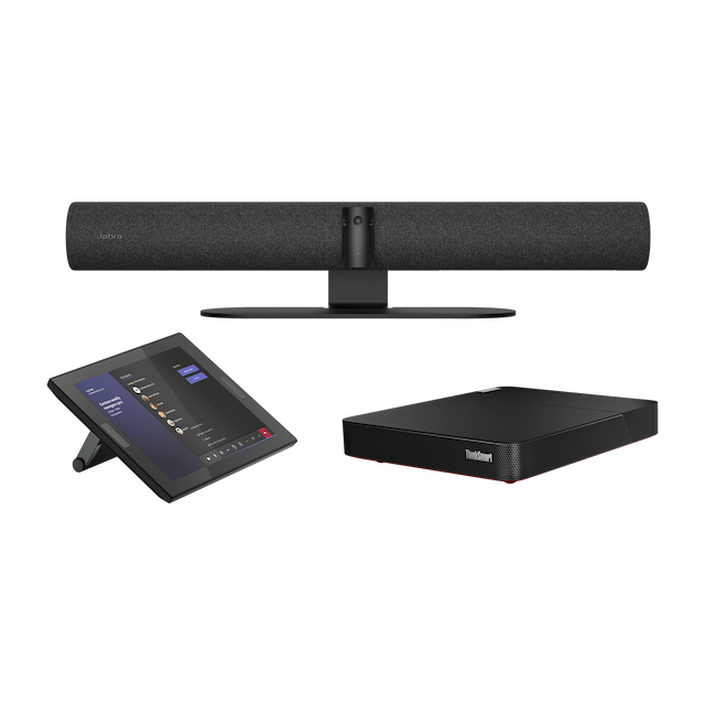 JABRA SISTEMA DE VIDEOCONFERENCIA PANACAST 50 ROOM SYSTEM MTR CON MICRÓFONO/CONTROLADOR/THINKSMART CORE, 4K ULTRA HD, 1X RJ-45, 3X HDMI, 3 USB-A, NEGRO