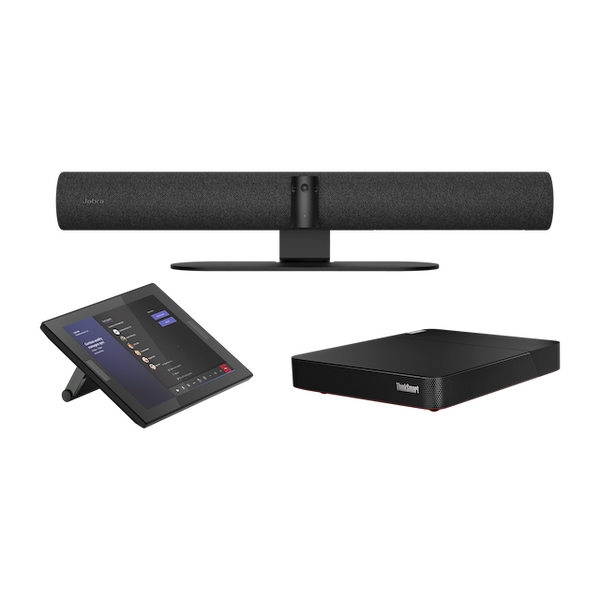 JABRA SISTEMA DE VIDEOCONFERENCIA PANACAST 50 ROOM SYSTEM MTR CON MICRÓFONO/CONTROLADOR/THINKSMART CORE, 4K ULTRA HD, 1X RJ-45, 3X HDMI, 3 USB-A, NEGRO
